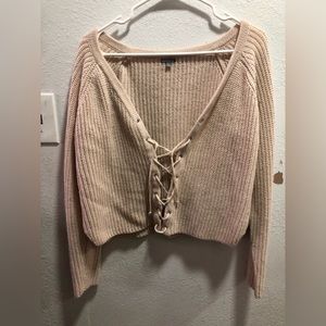 Charlotte Russe Sweatshirt Cover Top